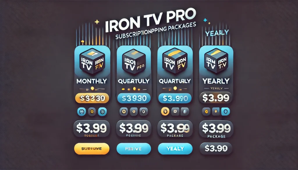Site officiel iron tv pro