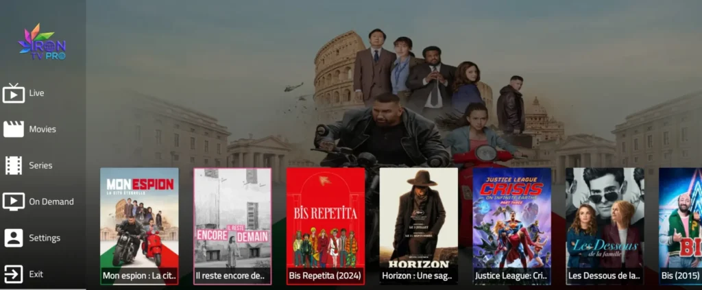 Abonnement IRON-IPTV Pour tout vos appareils avec test de l'application tv et prix pour pack complet des stream stable hd vod 12 mois.